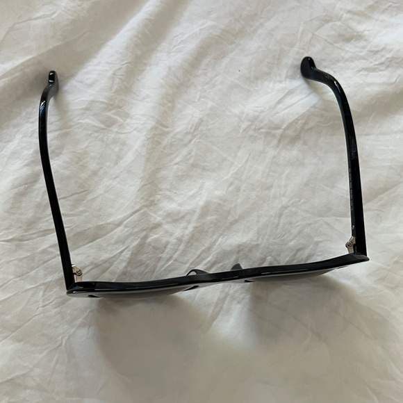 Moncler Oversized Sunglasses Mr Moncler ML 0141 Blue Lens Black Frame - Picture 4 of 12